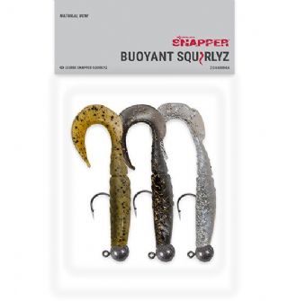 Korum Snapper Floatex Squirlyz 8cm Ready Rigged - 